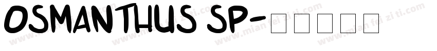 Osmanthus sp字体转换